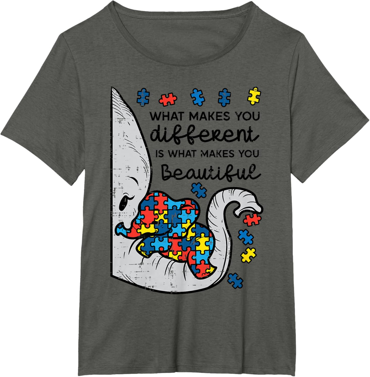 What Makes You Different Beautiful Elephant Autism Awareness