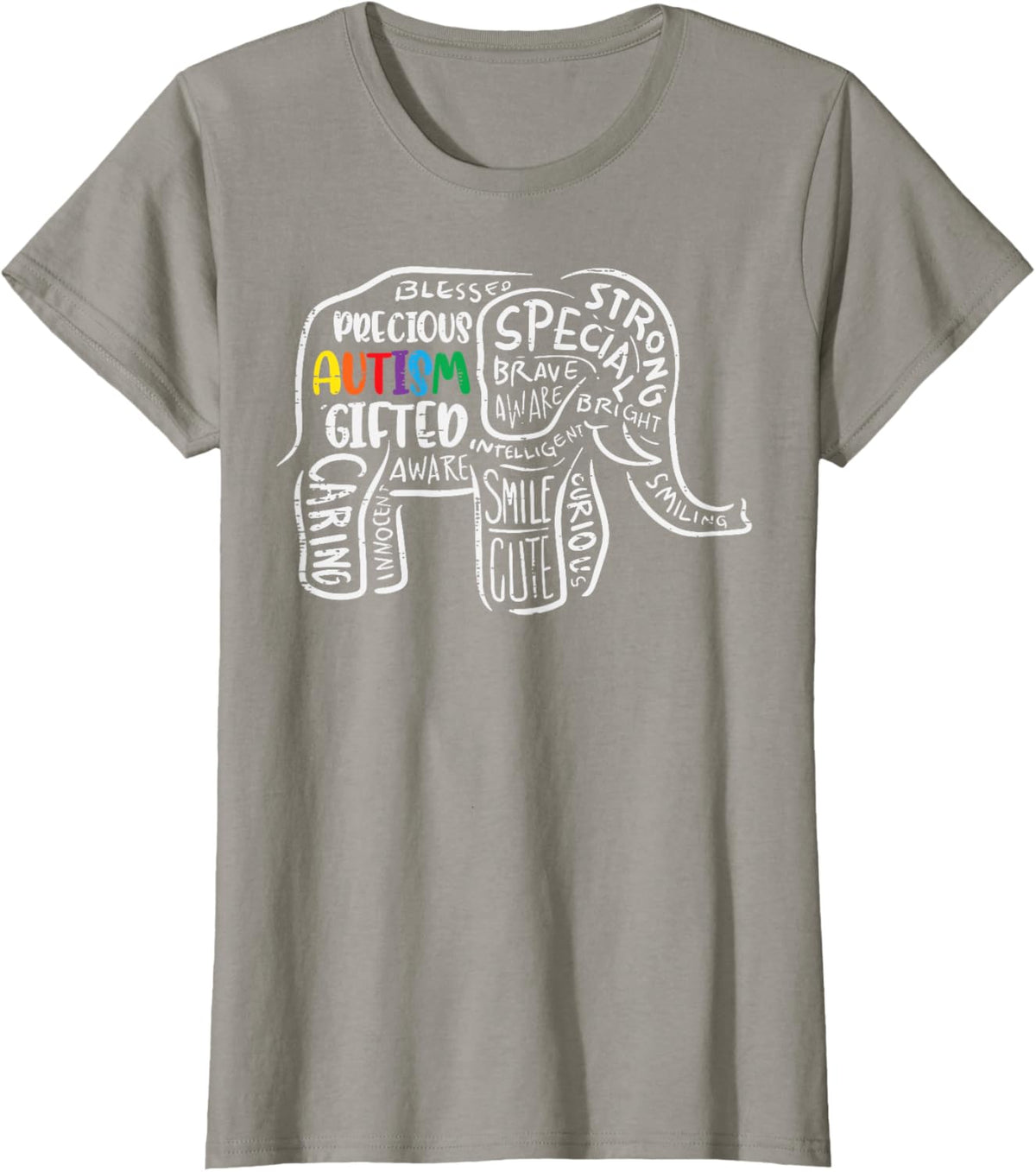 Autism Awareness Elephant Acceptance Autistic Men Women Kids