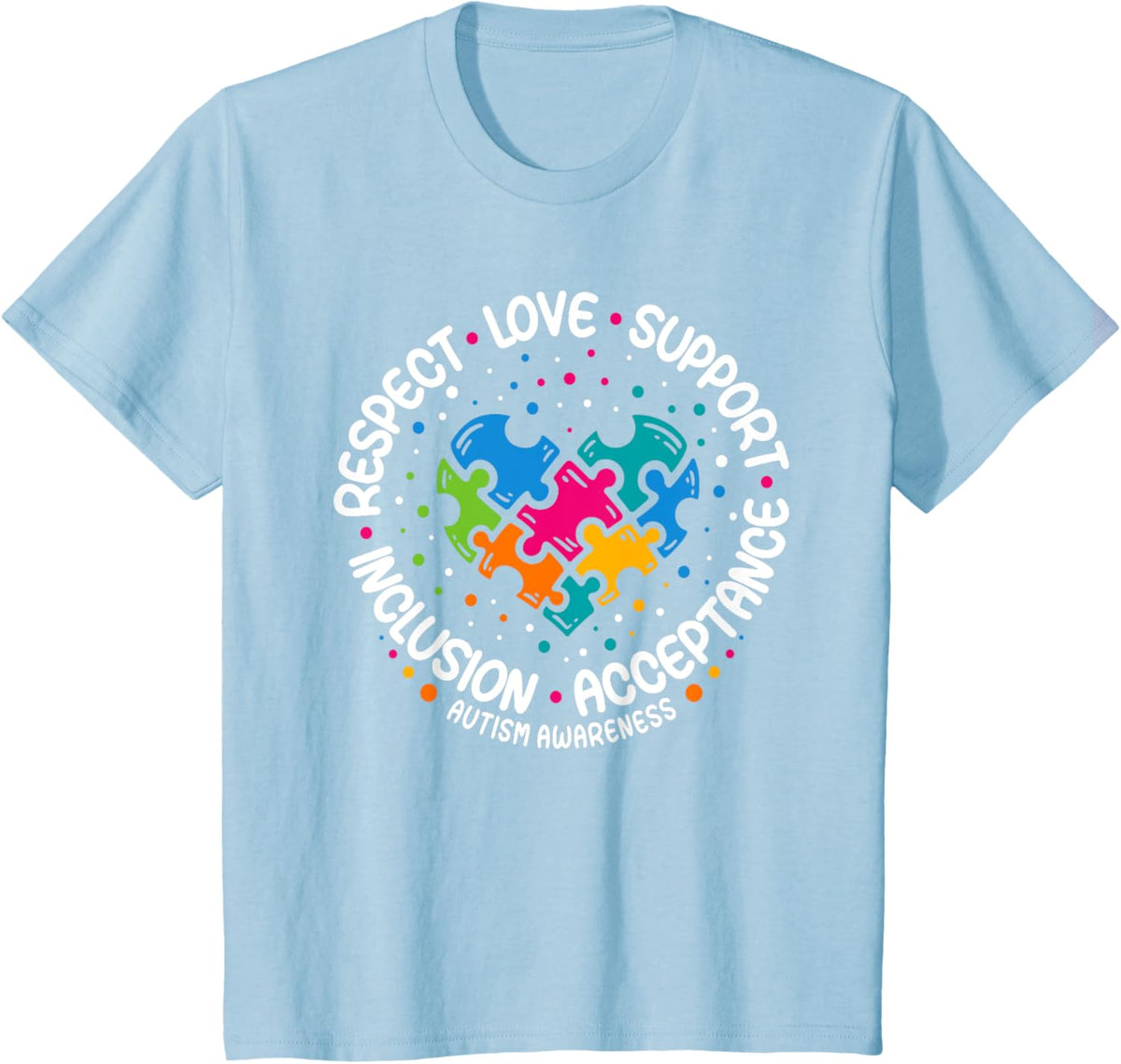 Autism Awareness Respect Love Support Blue Autism