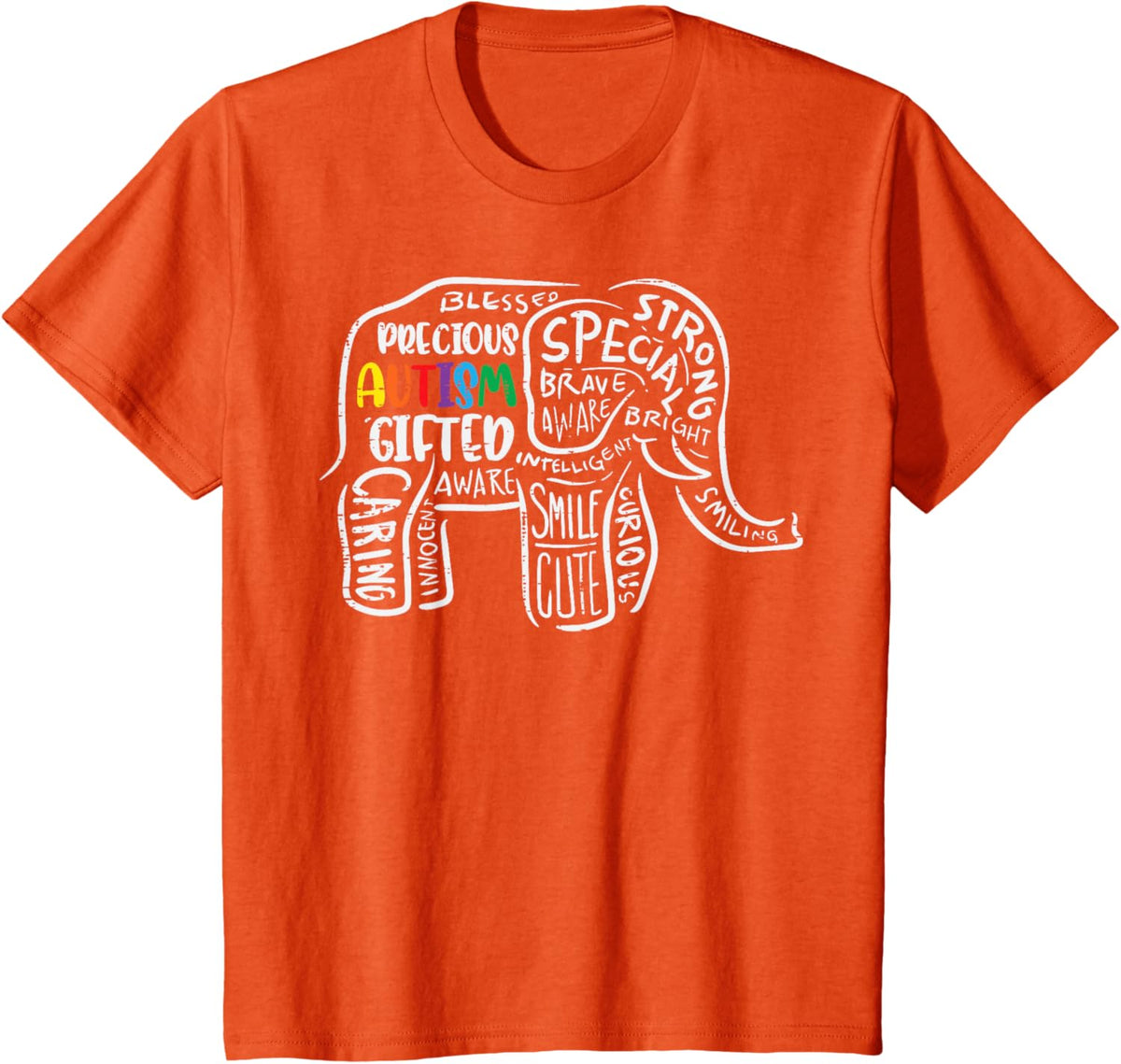 Autism Awareness Elephant Acceptance Autistic Men Women Kids
