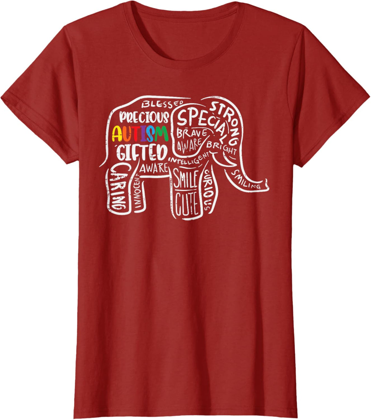 Autism Awareness Elephant Acceptance Autistic Men Women Kids
