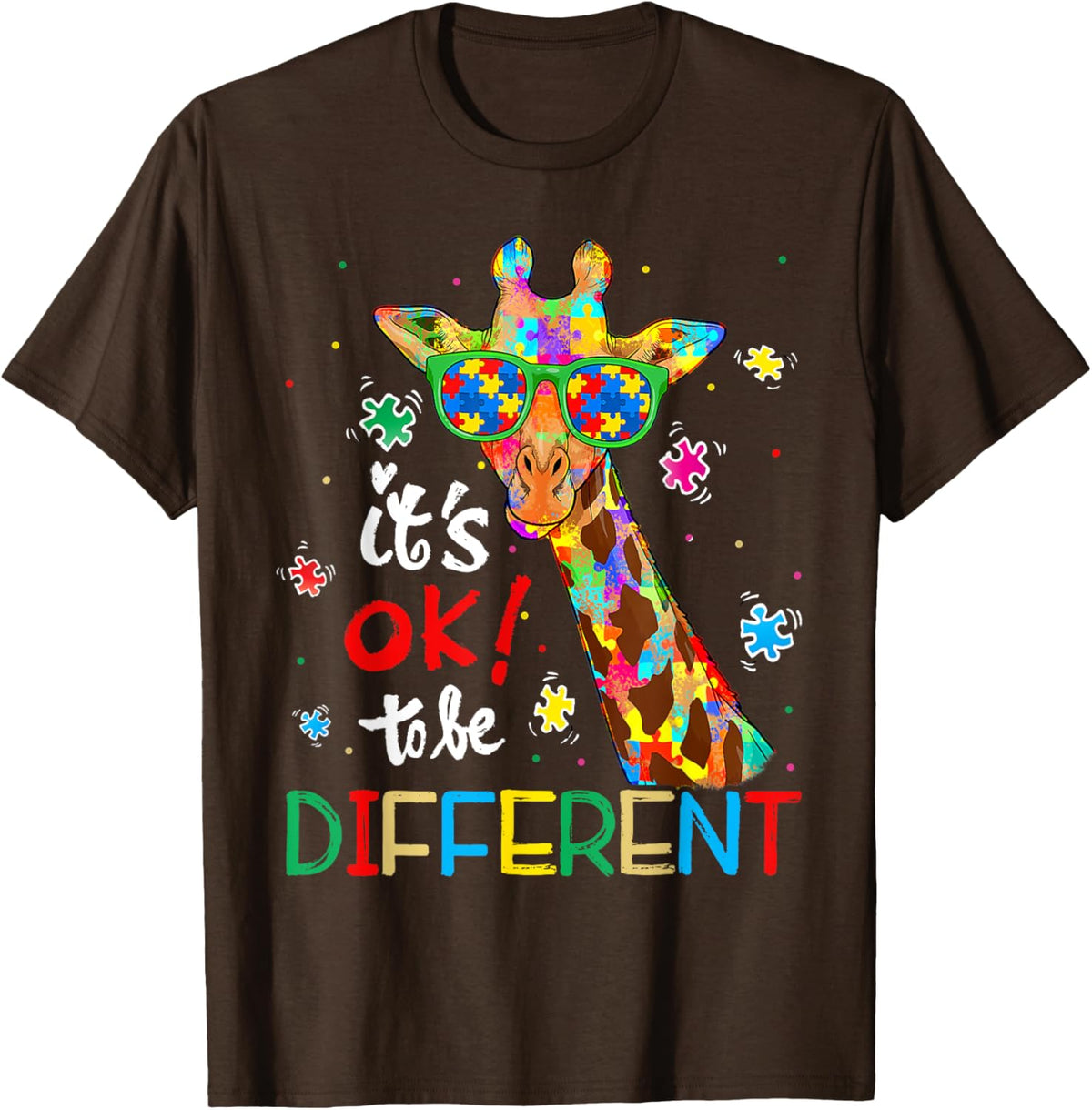 Autism Awareness Acceptance Women Kid Its Ok To Be Different