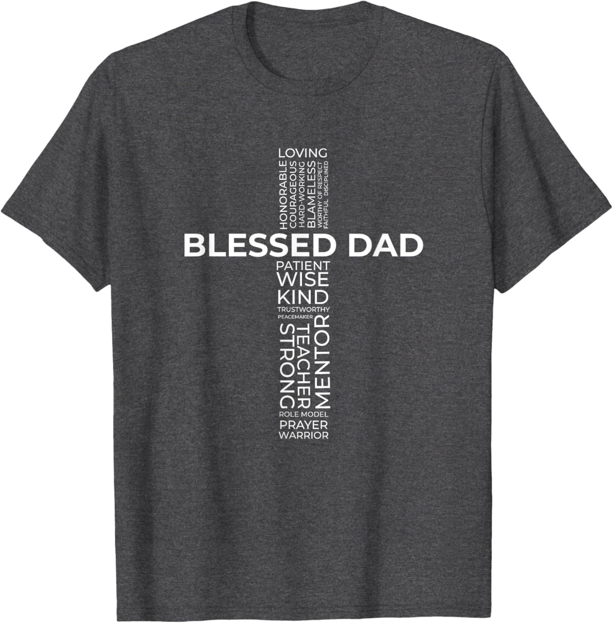 Christian Blessed Dad Cross Father's Day Shirt