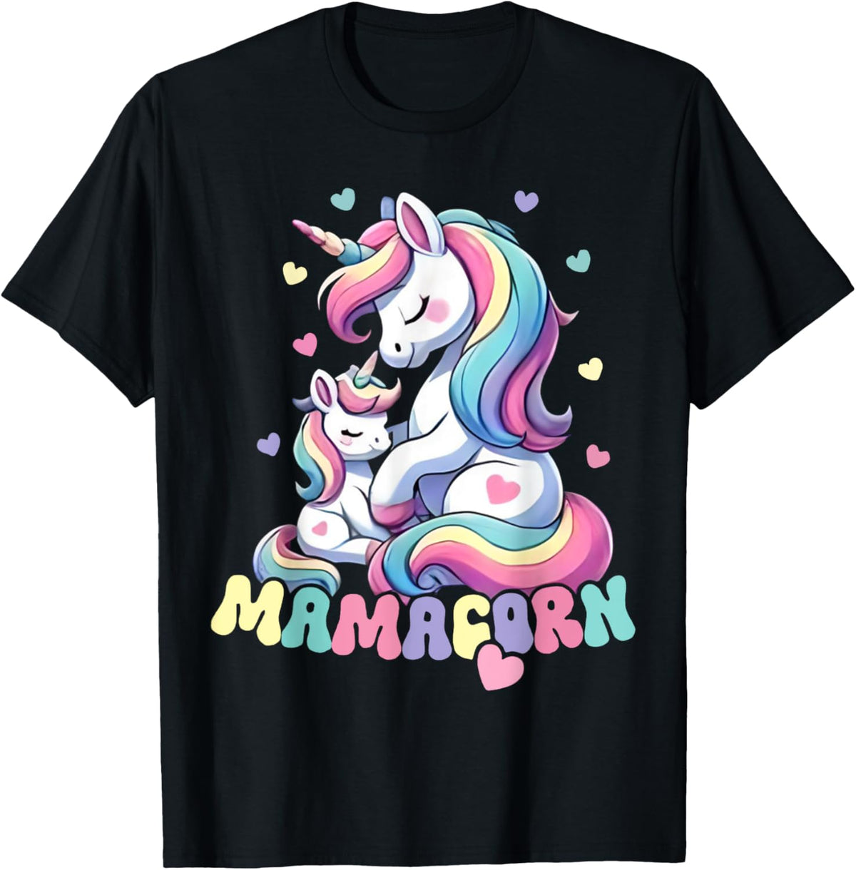 Funny Mamacorn Costume Mothers Day Unicorn Mom Women Mother