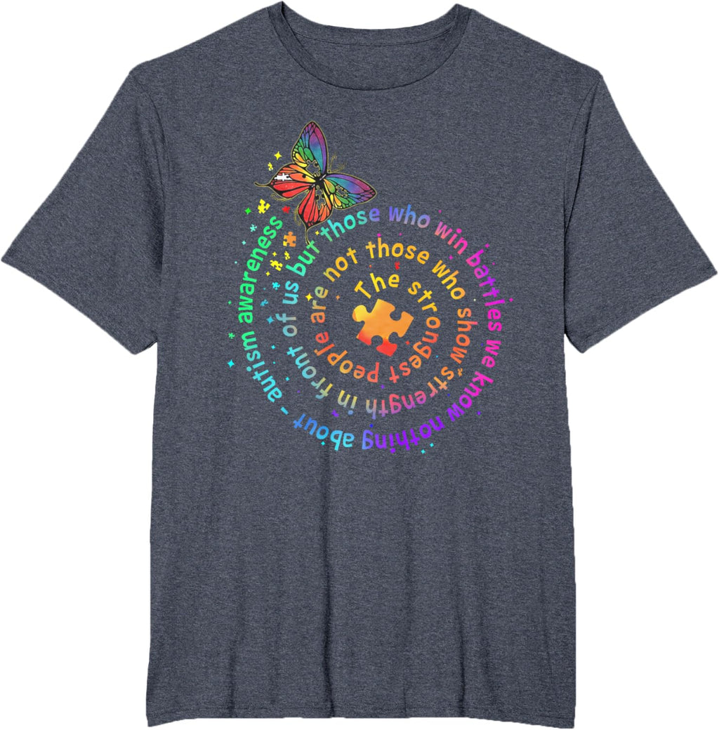 The Strongest People Butterfly Autism Awareness